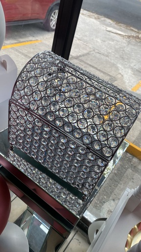 [IV-2063] COFRE PARA SOBRES PLATEADO