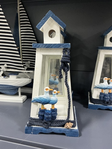 [IV-2345] FAROL DECORATIVO PLAYA CON PORTAVELA