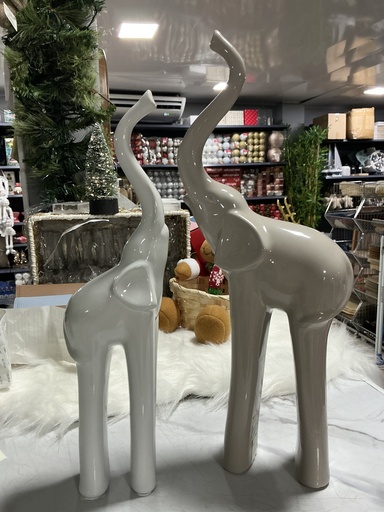 [IV-2486] ADORNO ELEFANTE FAMILIA 2PZAS 39CM 4603P