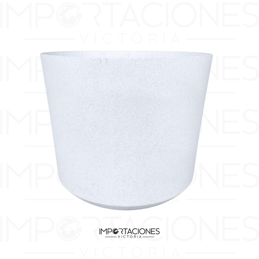 [IV-3193] MACETERO COLOR CREMA 39.0X34.2CM 767-DPOS400WS449W