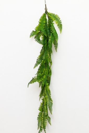 [IV-0024] RAMO DE HOJAS VERDES, FOLLAJE ARTIFICIAL, 1.00 MT, HELECHO