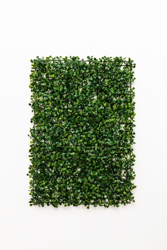 [IV-0035] FOLLAJE ARTIFICIAL VERDE CUADRADO  DE 60 CM X 40 CM, SENCILLO