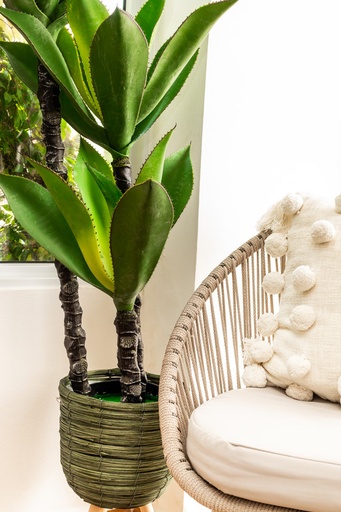 [IV-0078] PLANTA ARTIFICIAL, 1.20 MTS, AGAVE CHIAPENSIS MAGUEY