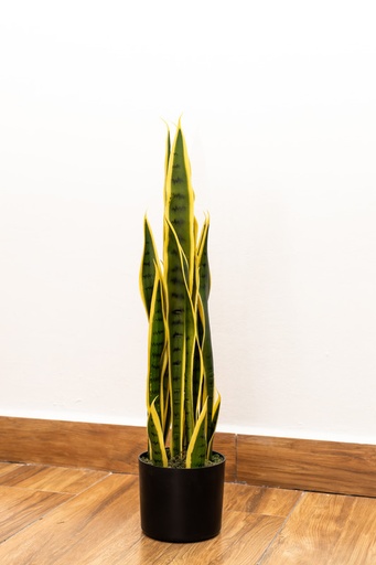 [IV-0110] PLANTA ARTIFICIAL, 70 CM, SANSEVIERIA VERDE OSCURO PEQUEÑA 