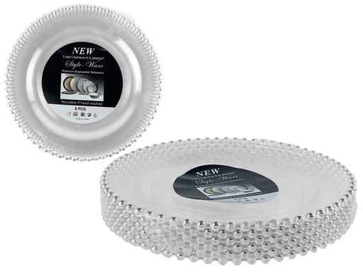 [IV-0416] PLATOS DESECHABLES 10" 6PZAS 819-39731 