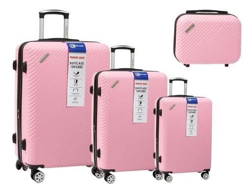 [IV-0500] MALETAS 4PZAS 12"/20"/24"/28"