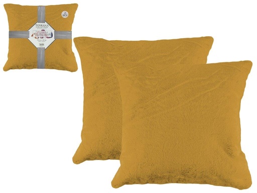 [IV-0512] COJIN 2PZAS 18X18" MOSTAZA