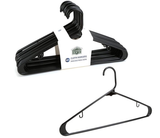 [IV-0580] GANCHO P/ ROPA 18PZAS