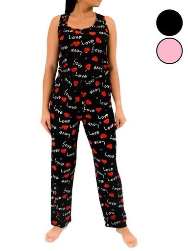 [IV-0590] PIJAMA PANTALON P/ SRAS S/M S-XL