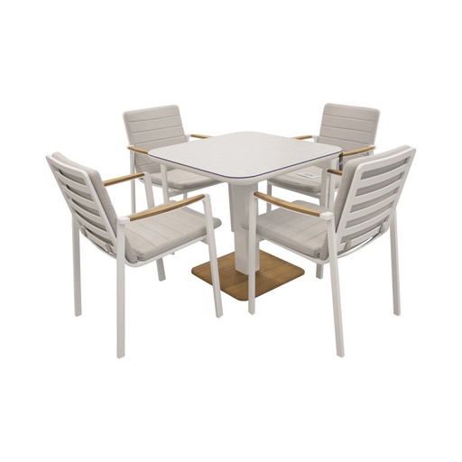 [IV-0784] JUEGO DE COMEDOR D/ METAL PARA EXTERIOR