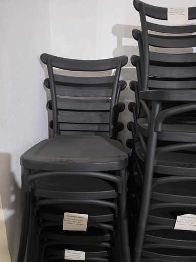 [IV-0809] SILLA PLASTICA COLOR NEGRO P2147-0003 