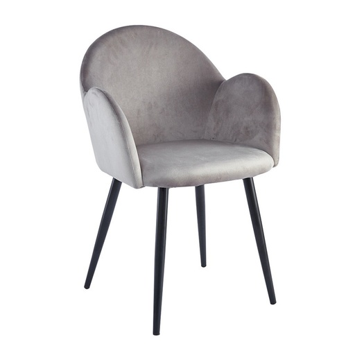 [IV-0827] SILLA DE COMEDOR COLOR BEIGE METAL